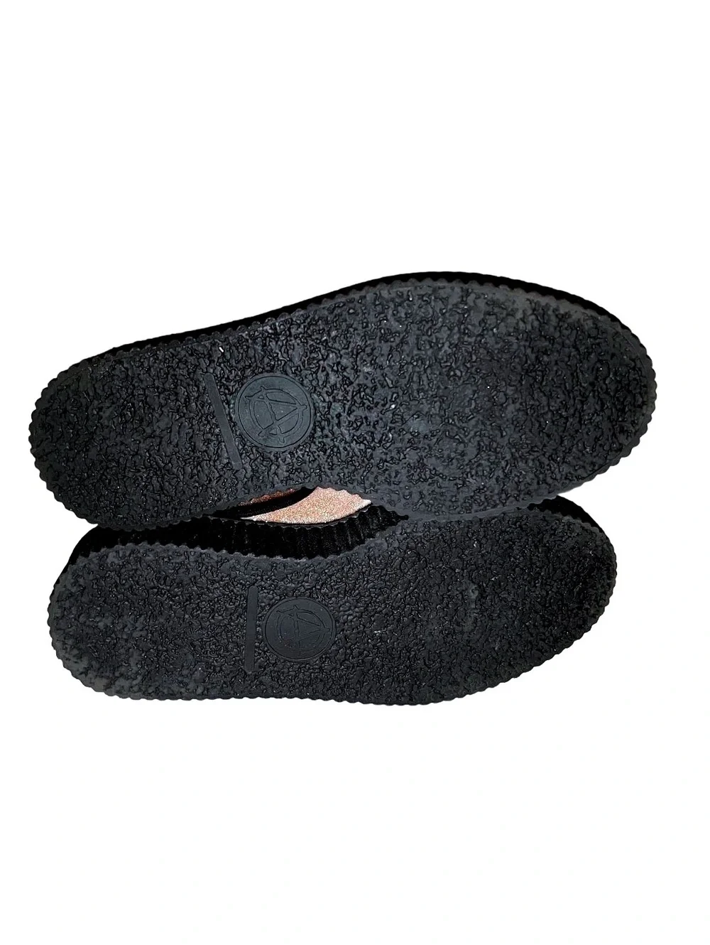 T.U.K. Anarchic Rose Glitter 3 D-Ring Creepers T2266 Men’s 6 Women’s 8